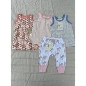 NWT NWOT Sapling Organic Cotton Bundle, Size 3-6‎ Months